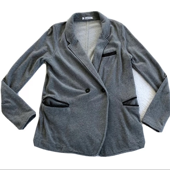 T Alexander Wang Gray Knit Blazer - Picture 8 of 8
